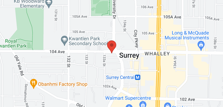 map of 508 13398 104 AVENUE